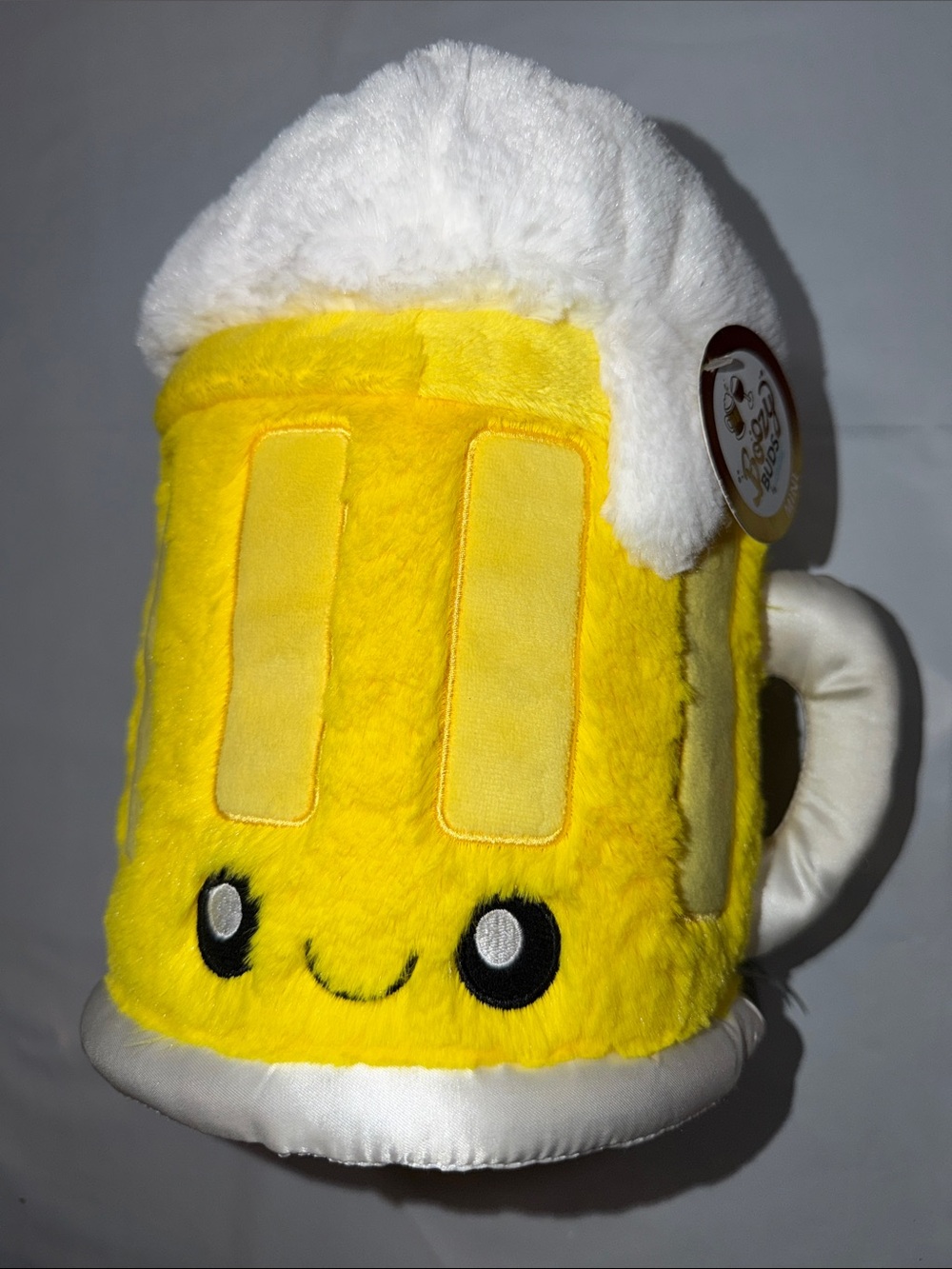 Squishable Boozy Buds NEW mini BEER PINT stein plush YELLOW WHITE,  stuffed Toy